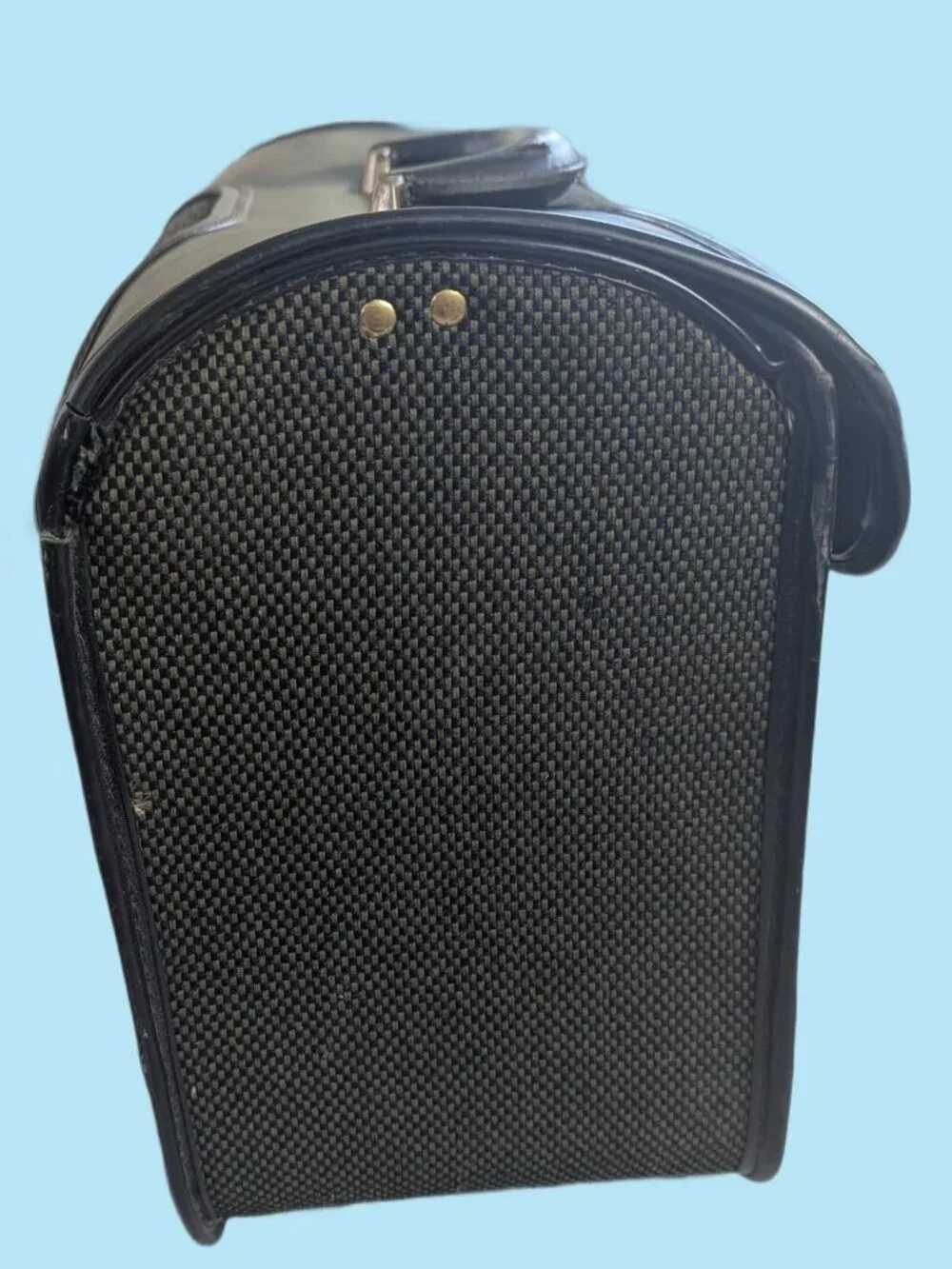 Vintage Tweed Locking Case - top loading